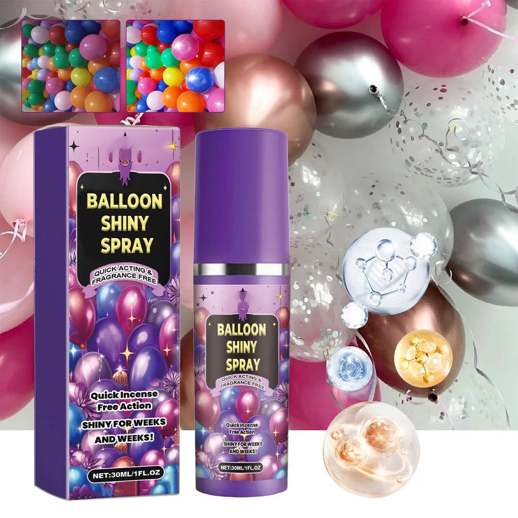 Balloon Shine Spray 30ml – Glossy Party Decoration Finish Balloon Shine Spray Qme
