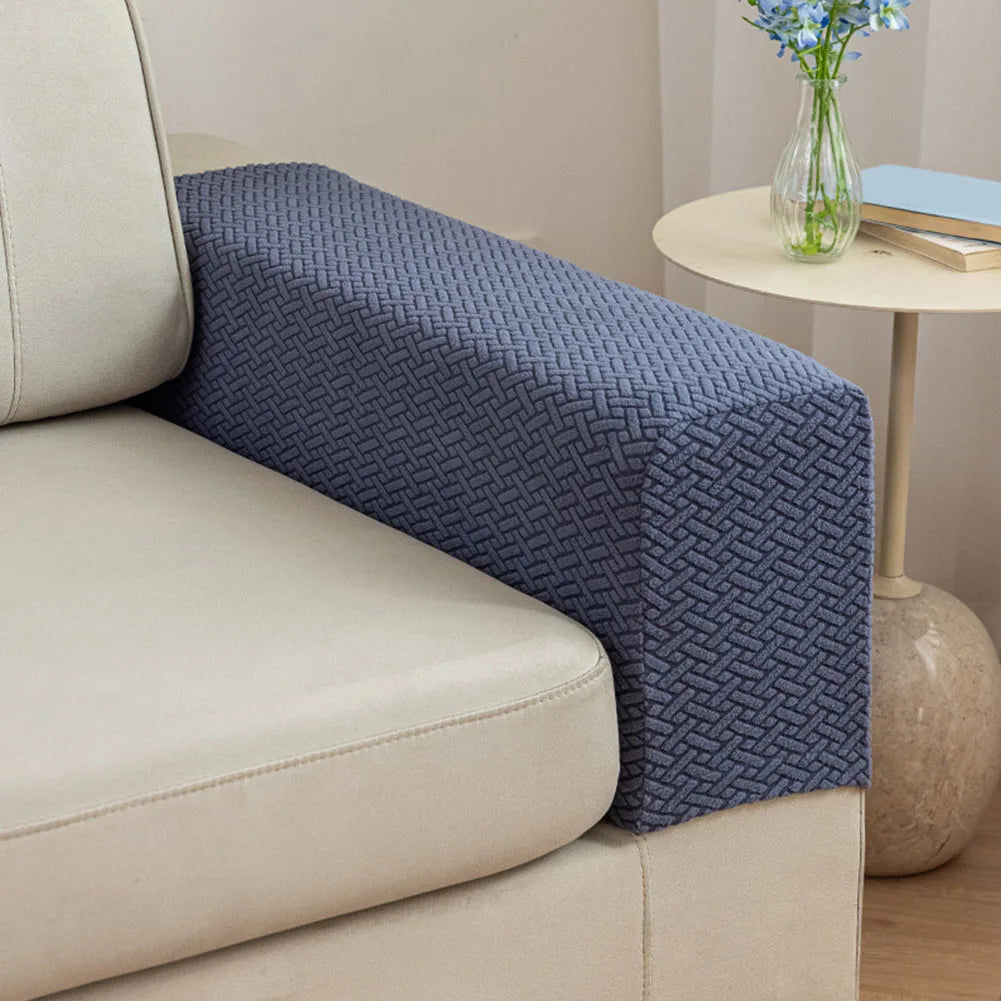 Checkered Couch Arm Covers – Washable Armrest Slipcovers Armrest Slipcover Qme
