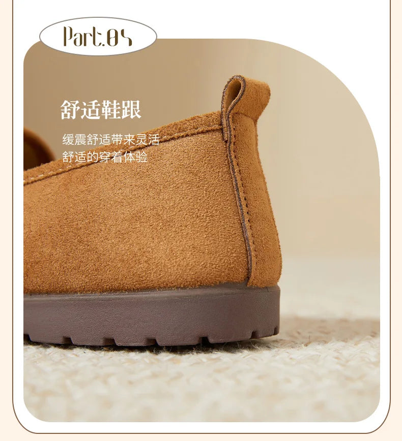 Women's Slip-On Loafer Flats – Soft Casual Ballerina Shoes Women's Loafer Flats Qst