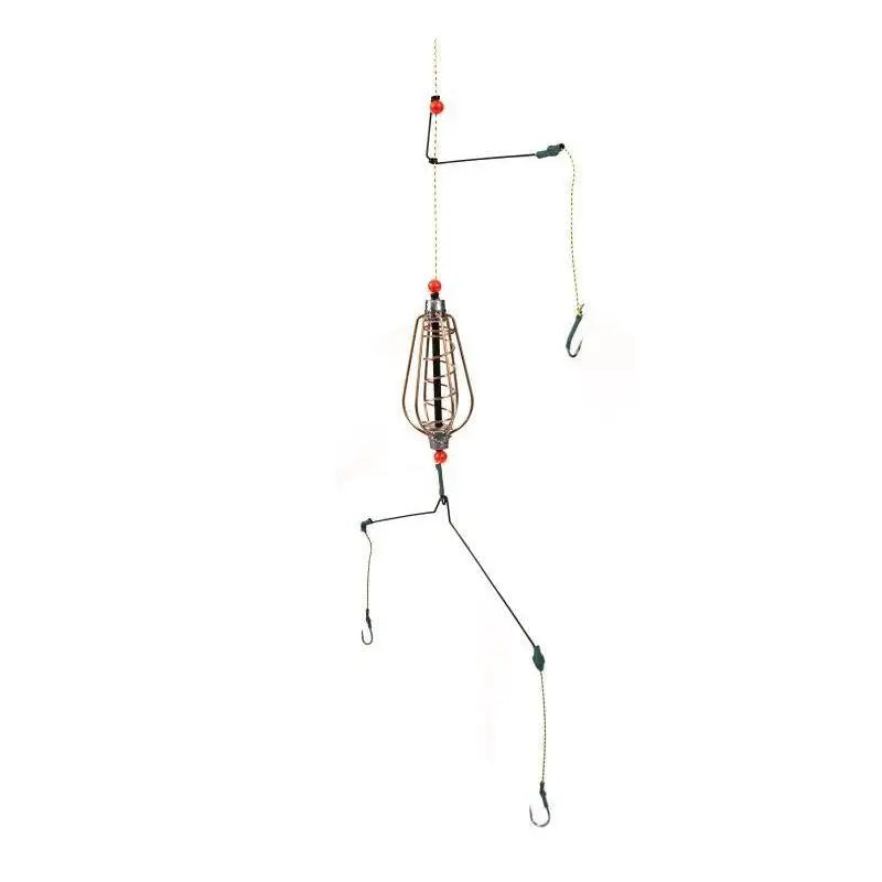 Explosion Bait Feeder Cage Fishing Hook Lure Trap – Stainless Fishing Feeder Cage Qme