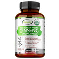 Korean Red Panax Ginseng & Ginkgo Biloba – Energy & Focus Caps Herbal Supplement Capsules Qst 30 Capsules