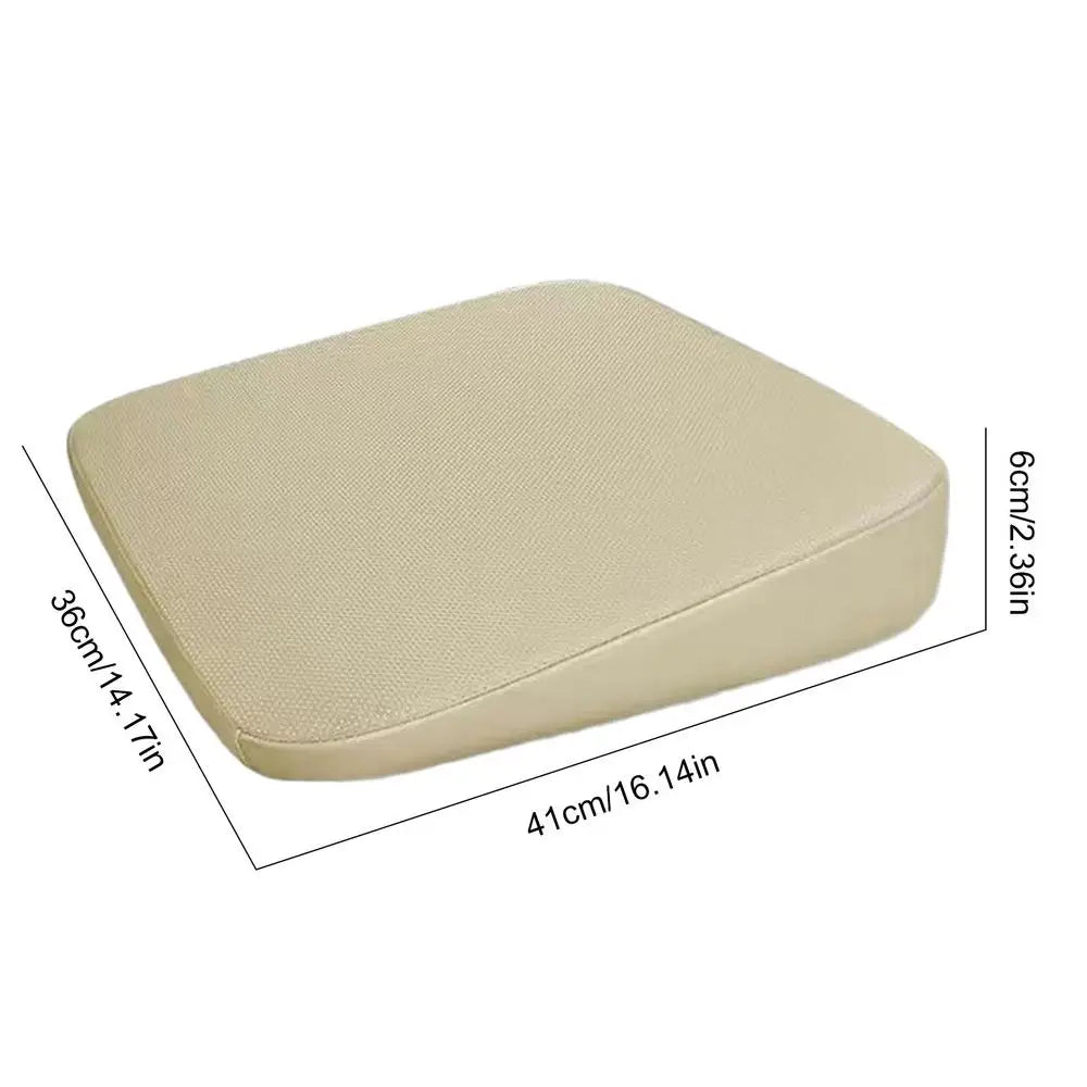 Wedge Car Seat Cushion – Ergonomic Driver Booster Pad Car Seat Cushion Qst 6CM