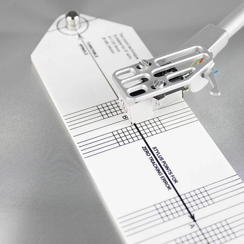 Turntable Cartridge Alignment Protractor & Stylus Calibration Tool Cartridge Alignment Tool Qme