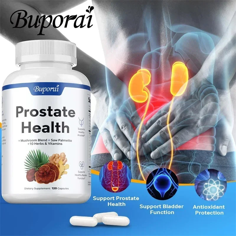 Saw Palmetto Prostate & Urinary Support Supplement for Men Men's Wellness Supplement Qst