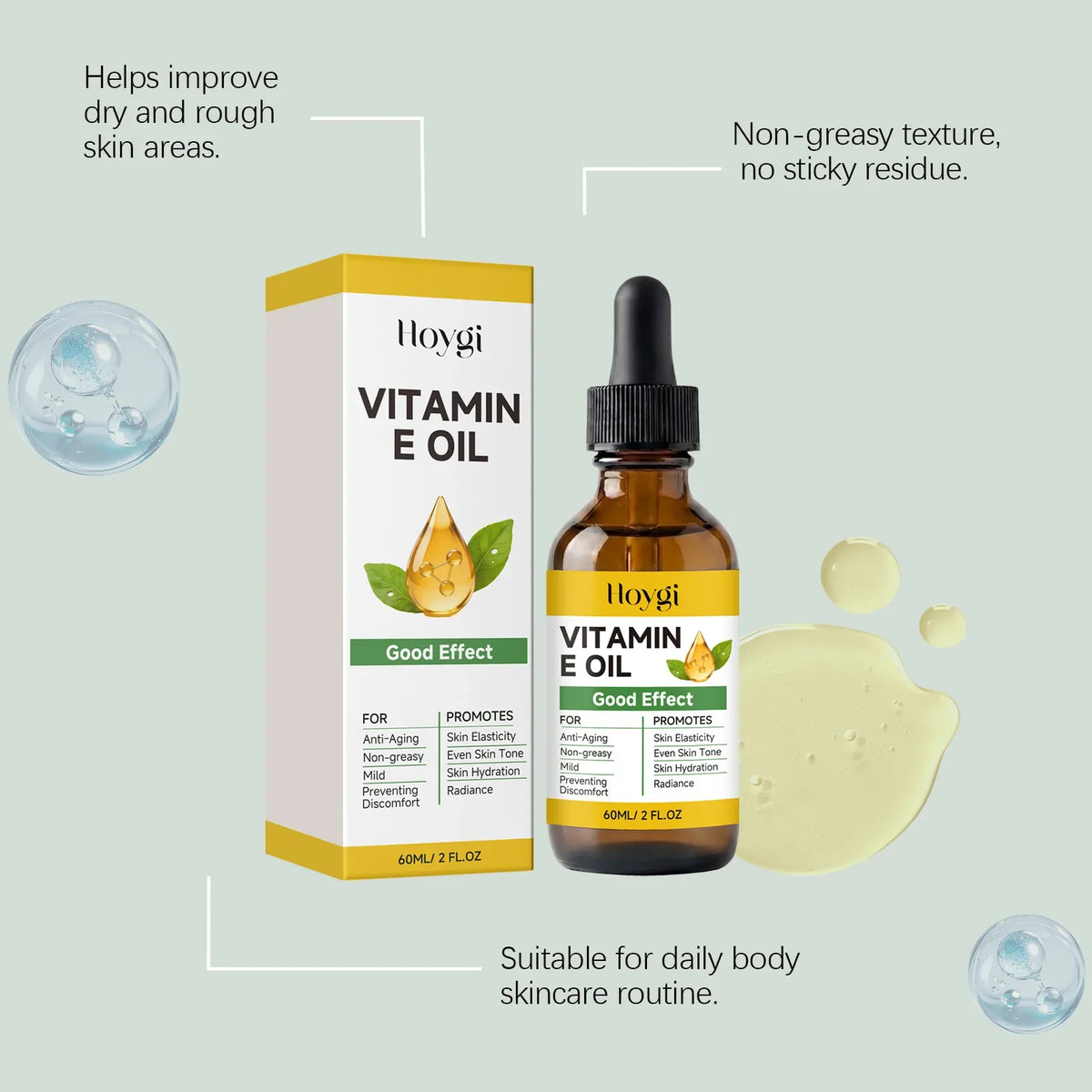 Vitamin E Oil – Moisturizing, Firming & Brightening Skin Oil Vitamin E Skin Oil Qme