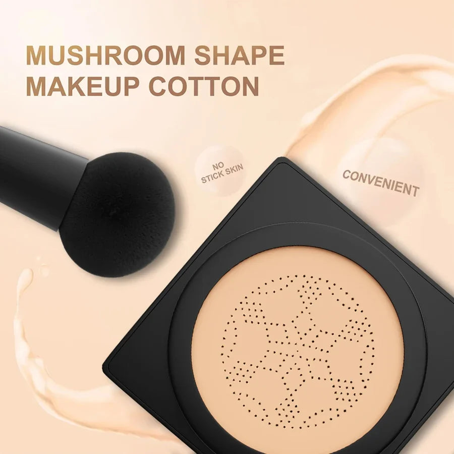 Mushroom Head Air Cushion CC Cream – Moisturizing Foundation Air Cushion Foundation Qme