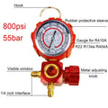 R410A R22 R134a R404A Refrigerant Manifold Gauge Set Manifold Gauge Set Qme High pressure