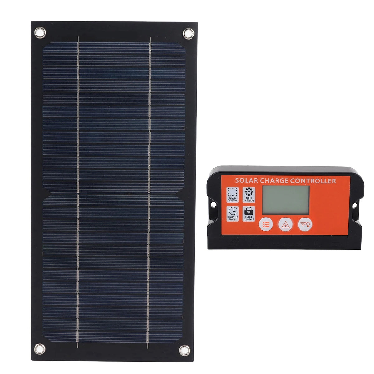 Portable Monocrystalline Solar Panel Kit – 100A Controller for RV Solar Panel Kit Qst