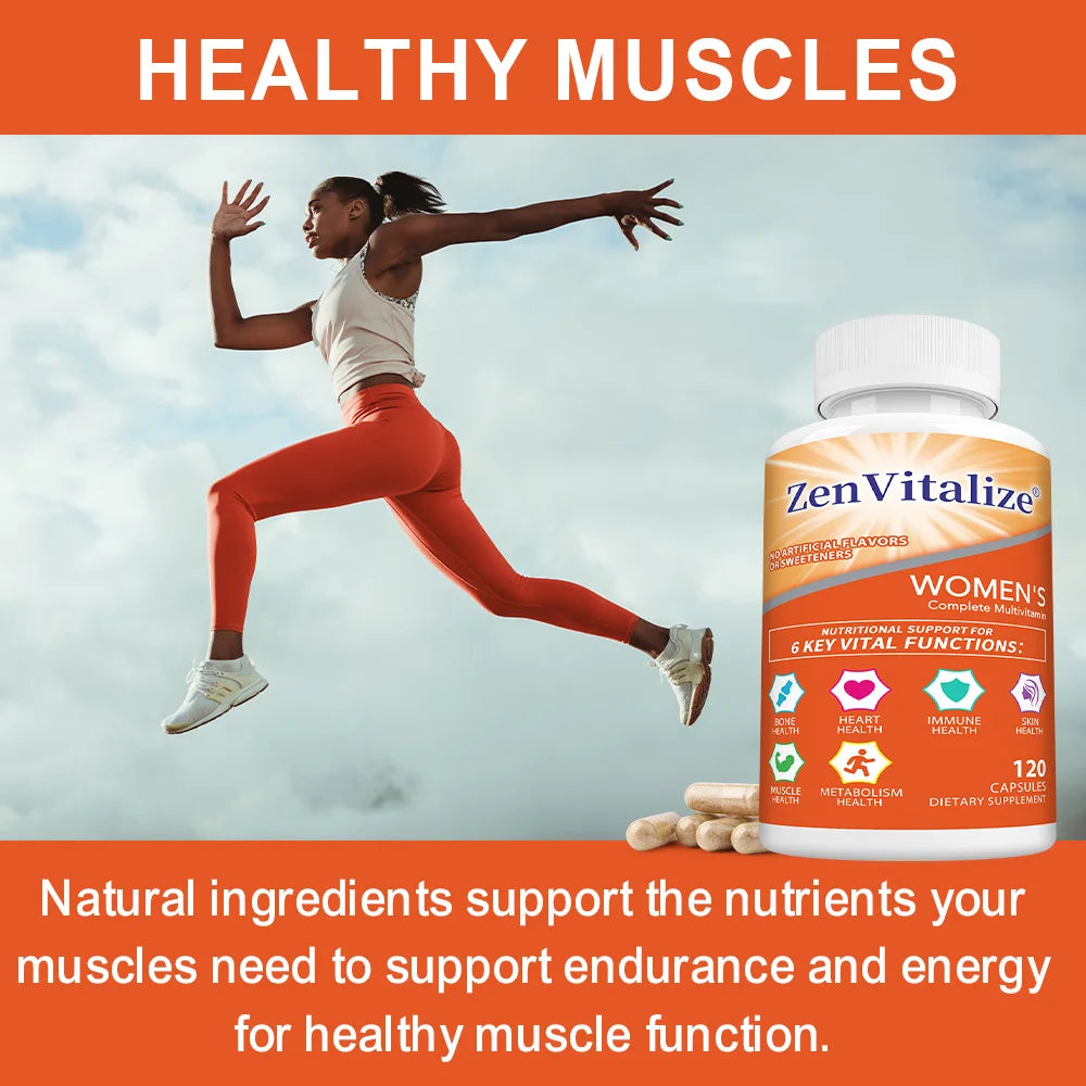 Women's Multivitamin – Vitamins A C D E Zinc Biotin Folic Acid Women's Multivitamin Qst