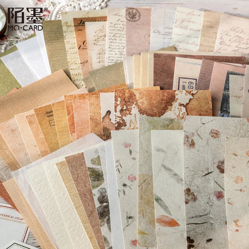 Vintage Scrapbooking Background Paper Sheets – 30 Pcs DIY Craft Craft Paper Sheets Qme