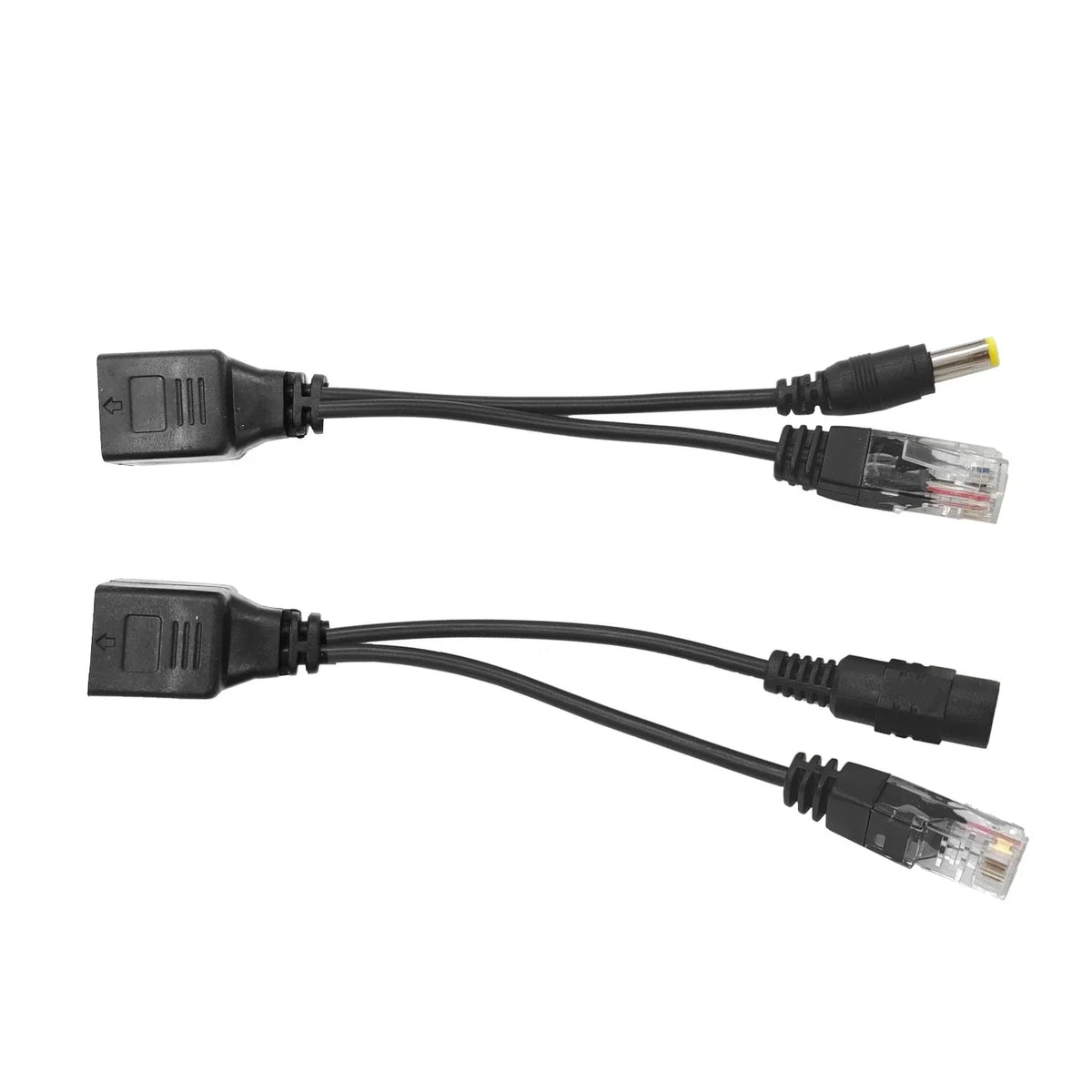 Direct POE Line Splitter – Non-Standard Network Camera Power Adapter POE Line Splitter Qme Black