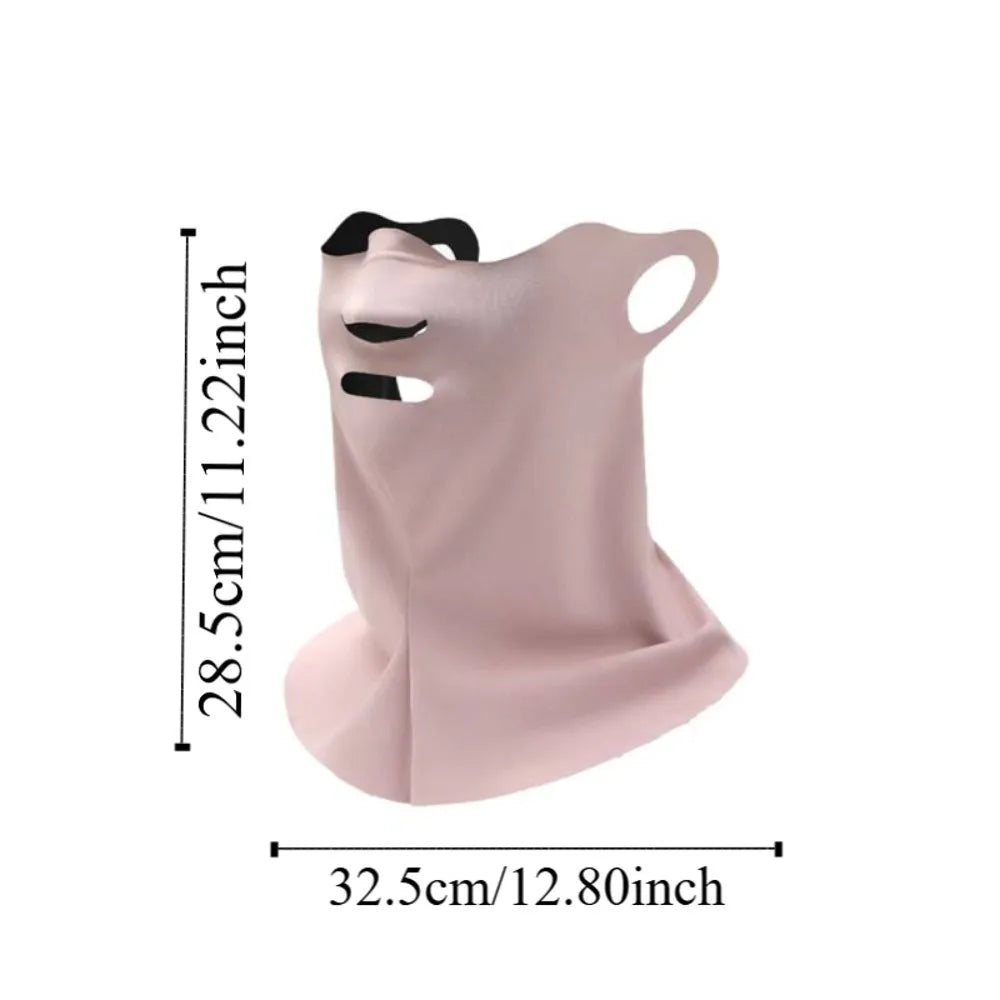 Cycling Face & Neck Sun Mask – Lightweight Breathable Cover Cycling Sun Mask Qme