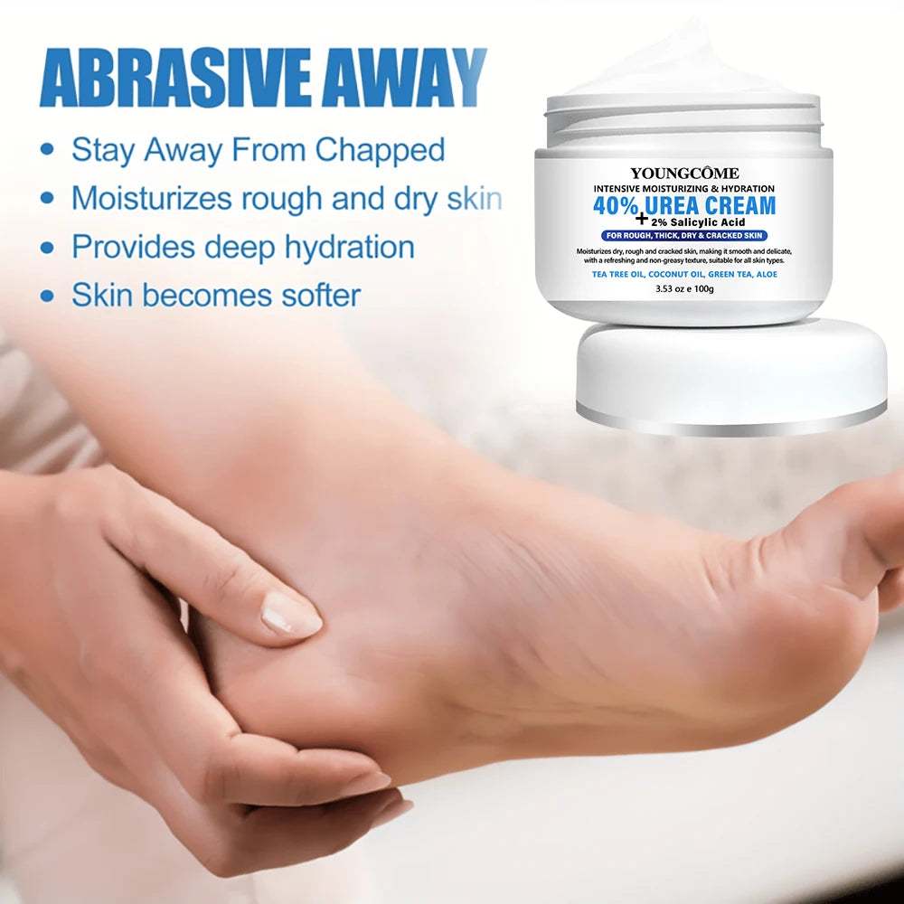 YOUNGCOME 40% Aloe Foot Cream – Ultra-Hydrating Daily Care Foot Care Cream Qst