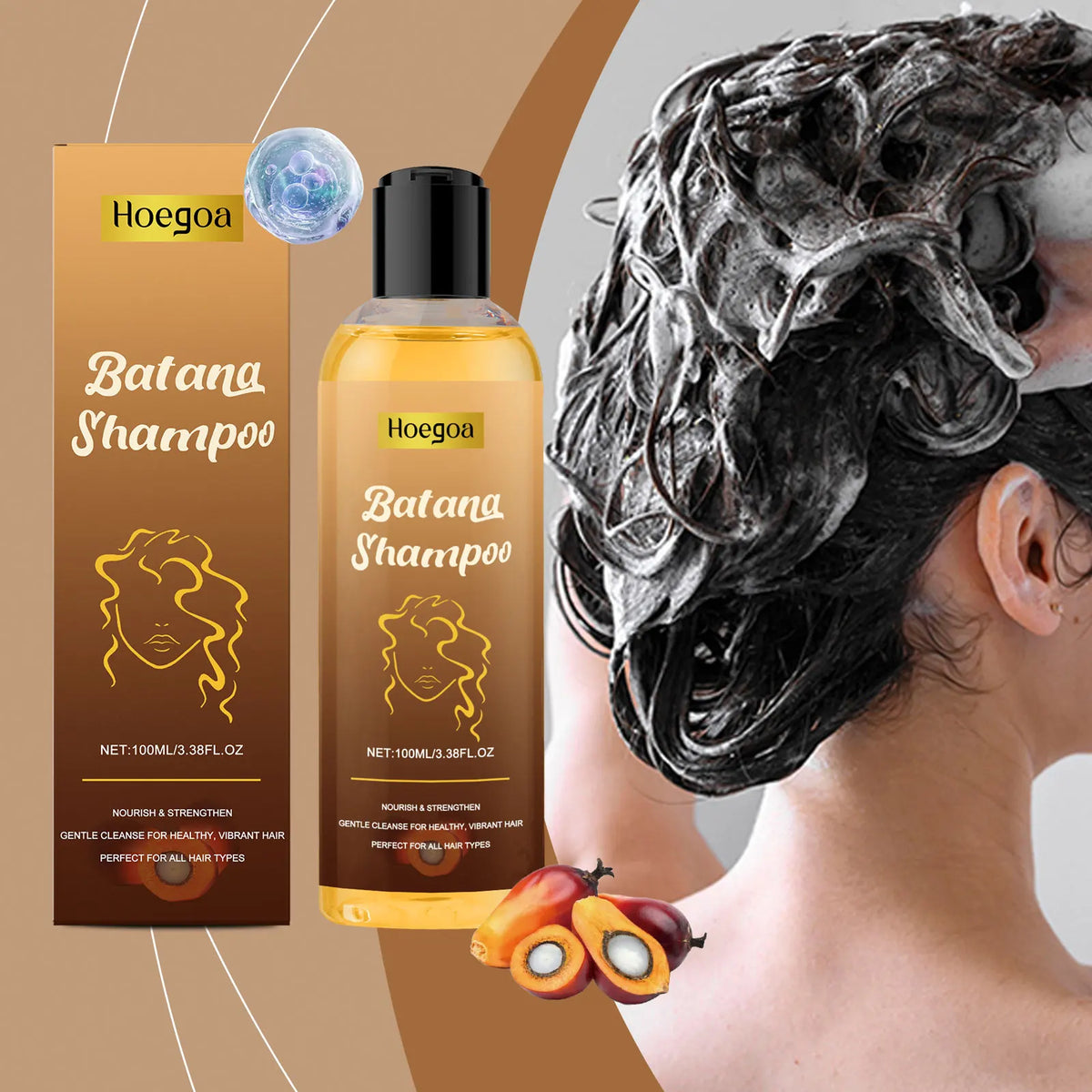 Batana Shampoo – Scalp Balancing & Hair Nourishing Formula Hair Nourishing Shampoo Qme