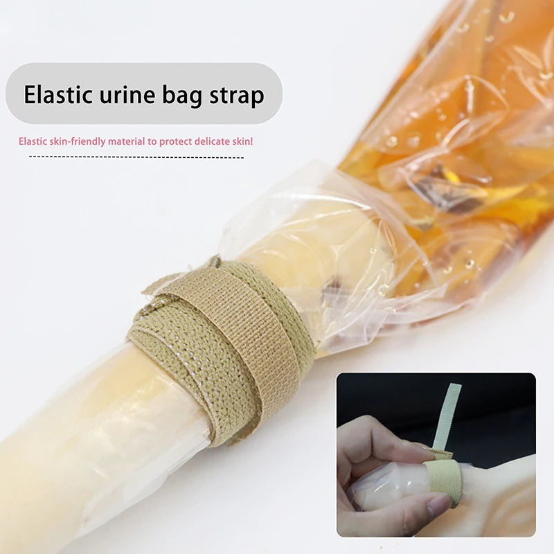 10Pcs Male Catheter Leg Strap – Adjustable Reusable Holder Band Catheter Leg Strap Qst