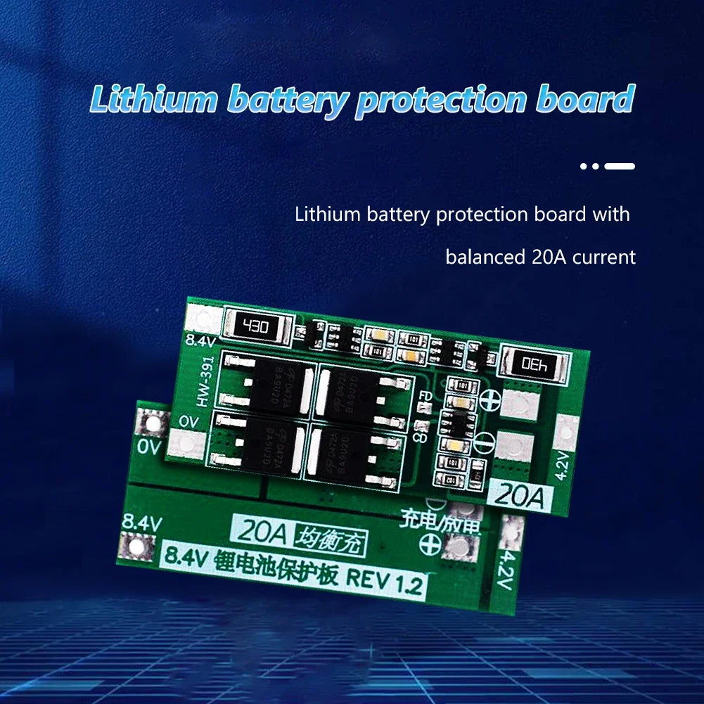 HW-391 2S 20A Lithium Battery Charging Board BMS Module BMS Charging Module Qme