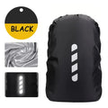 Reflective Waterproof Backpack Rain Cover – Cycling & Hiking Backpack Rain Cover Qme Black