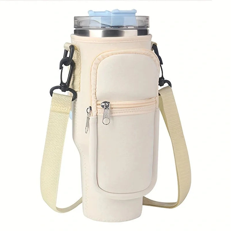 Nylon Cup Cover with 2 Storage Bags – 30oz & 40oz Cups Cup Cover & Bag Set Qme white