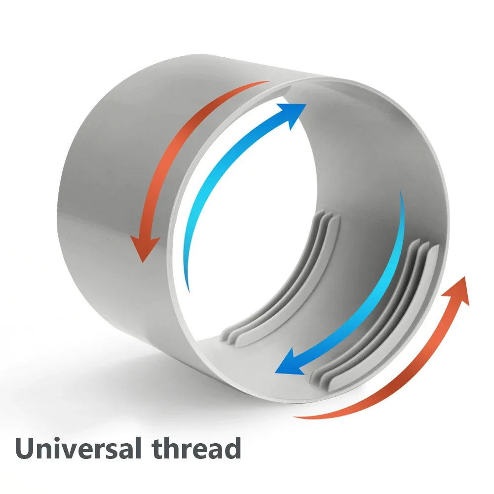 Exhaust Hose Connector 150mm 130mm | Universal ABS Vent Fitting Exhaust Hose Connector Qme