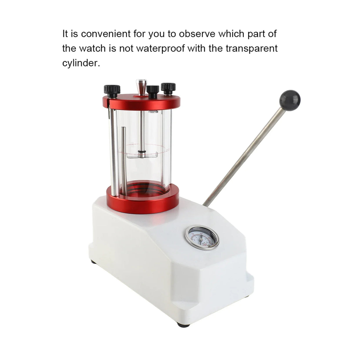 Watch Water Resistance Pressure Tester – Tests 2 Watch Cases Watch Repair Tool Qme