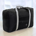 Portable Foldable Travel Tote Bag – Large Capacity Oxford Foldable Travel Tote Qme Black
