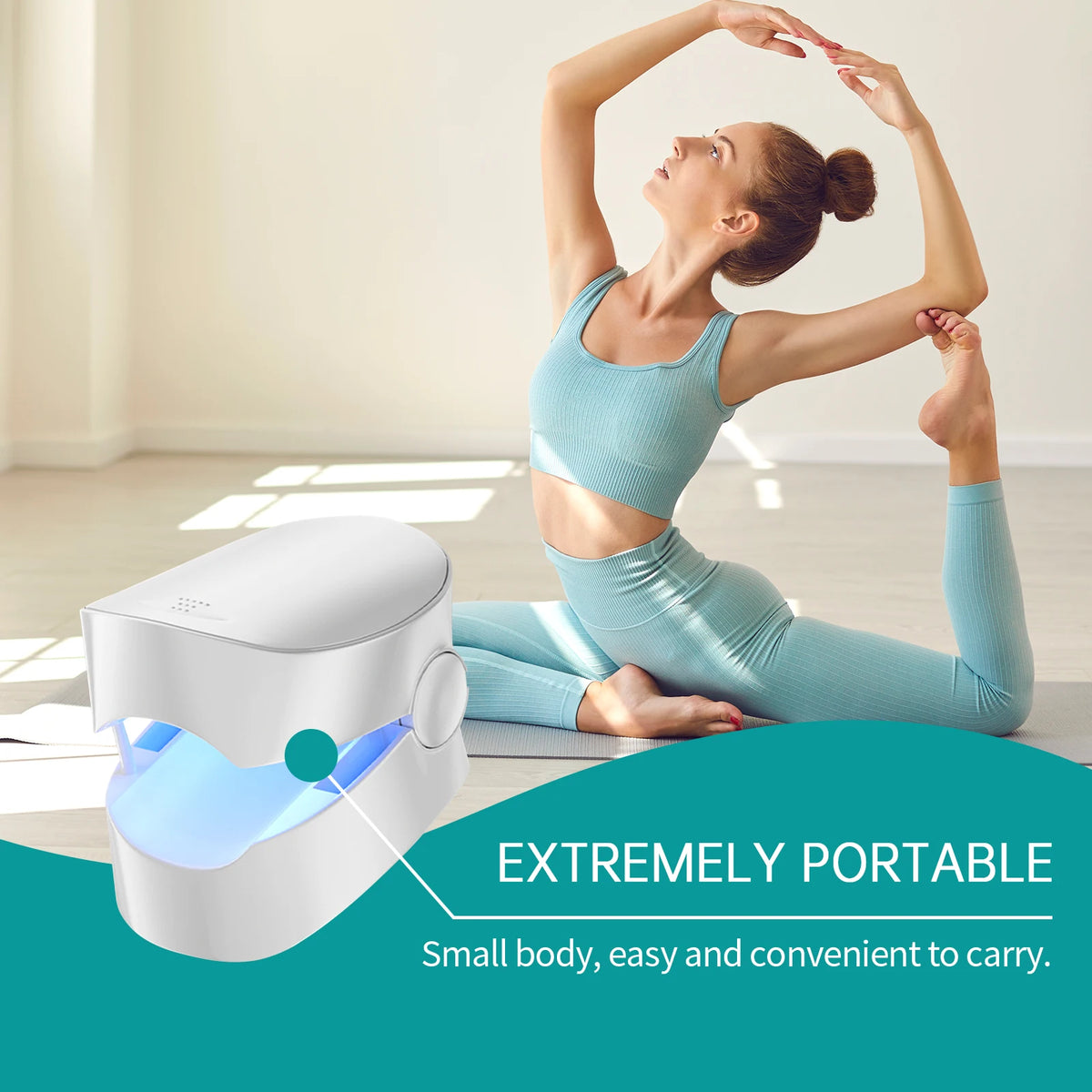 Portable Nail Light Therapy Device – LED Nail Irradiation Tool Nail Light Therapy Device Qst