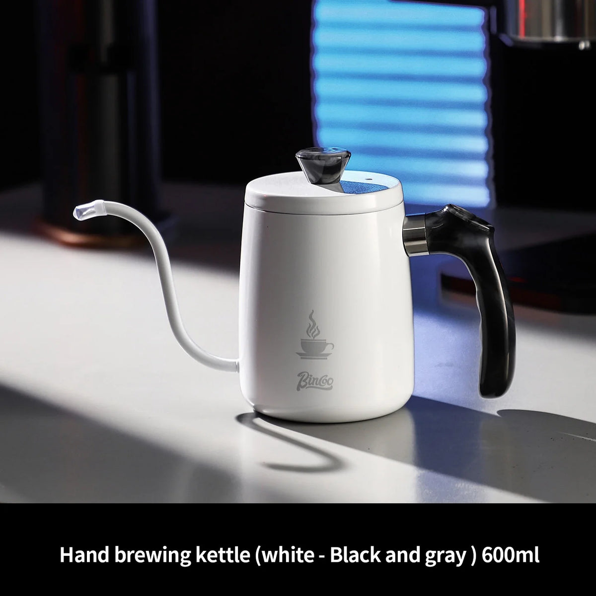Bincoo Pour Over Coffee Kettle 304 Stainless Steel 400/600ml Pour Over Kettle Qst black 600ml 1