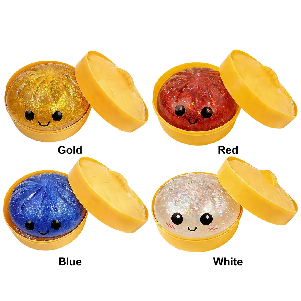 Glitter Dumpling Squishy Squeeze Toy – 43 Styles Sensory Sensory Squeeze Toy Qme