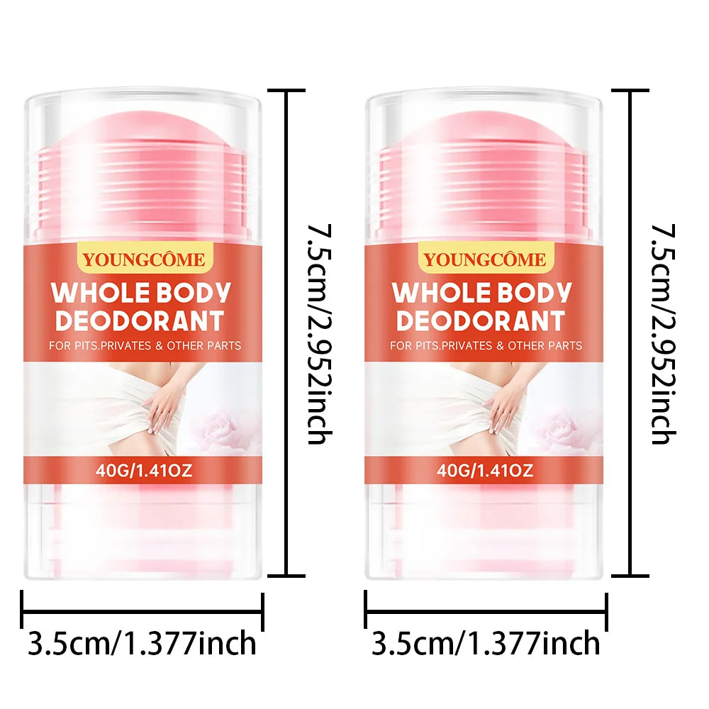 YOUNGCOME Body Deodorant Stick – Antiperspirant for Women Deodorant Stick Qst 2PCS