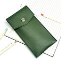 PU Leather Pencil Case & Glasses Holder | 12 Colors Pencil & Glasses Case Qme A7