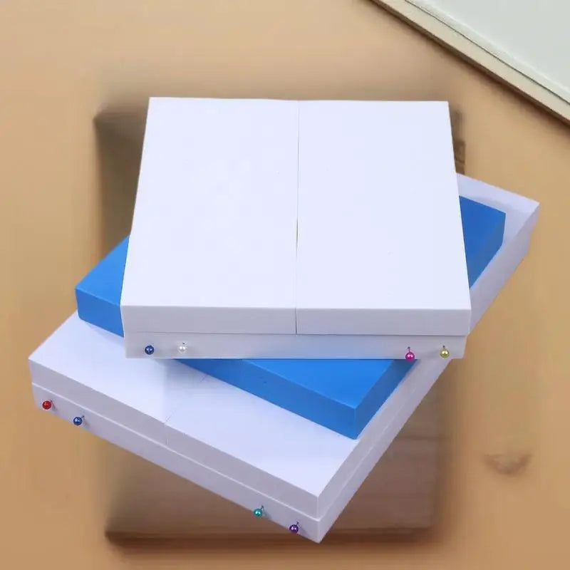 Insect Pinning Board Double Sided EVA Foam – White & Blue Insect Pinning Board Qme