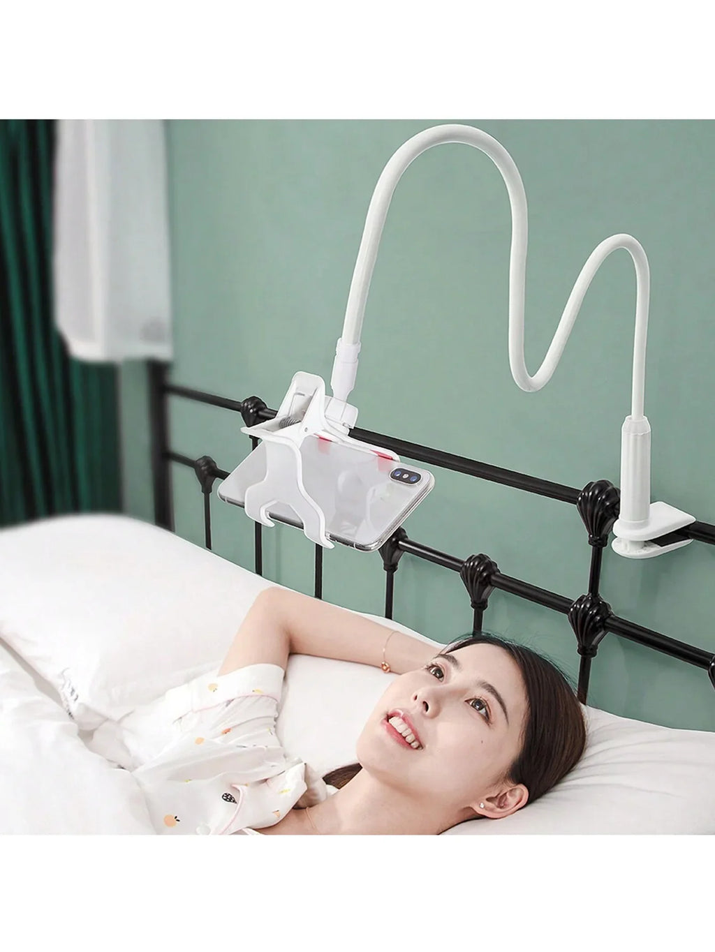 360° Rotating Flexible Phone Holder Stand for Live Streaming Phone Holder Stand Qme