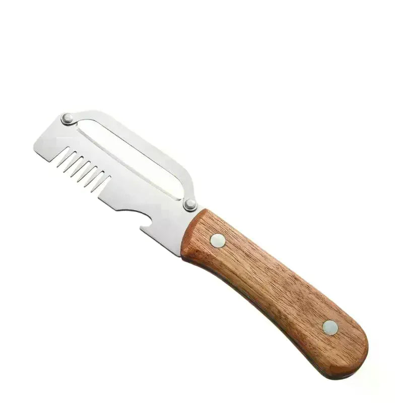3-in-1 Serrated Vegetable Peeler, Knife & Bottle Opener Vegetable Peeler Tool Qme