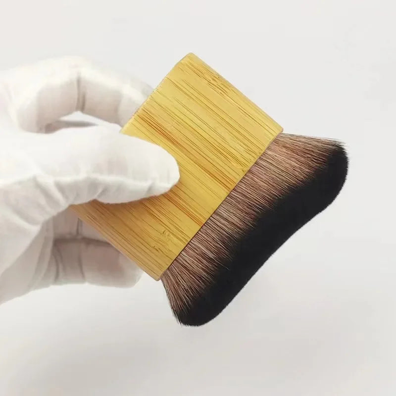 Soft Neck & Foundation Powder Makeup Brush | Qme Makeup Brush Qme