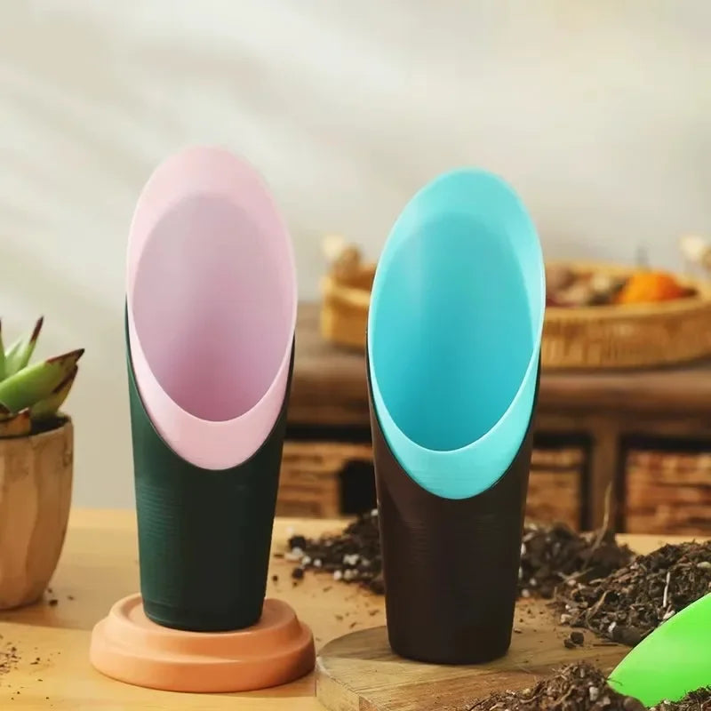 Mini Plastic Shovel & Bucket Set for Succulents – 6 Colors Mini Garden Tool Set Qme