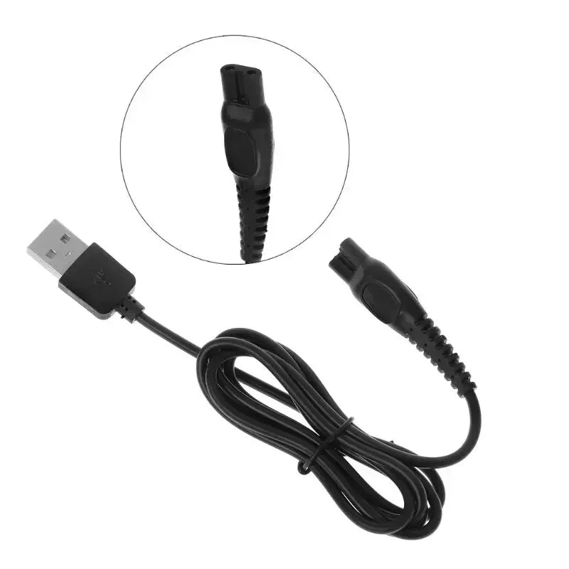 HQ8505 USB Charging Cable Power Cord for Philips Shavers USB Charging Cable Qme