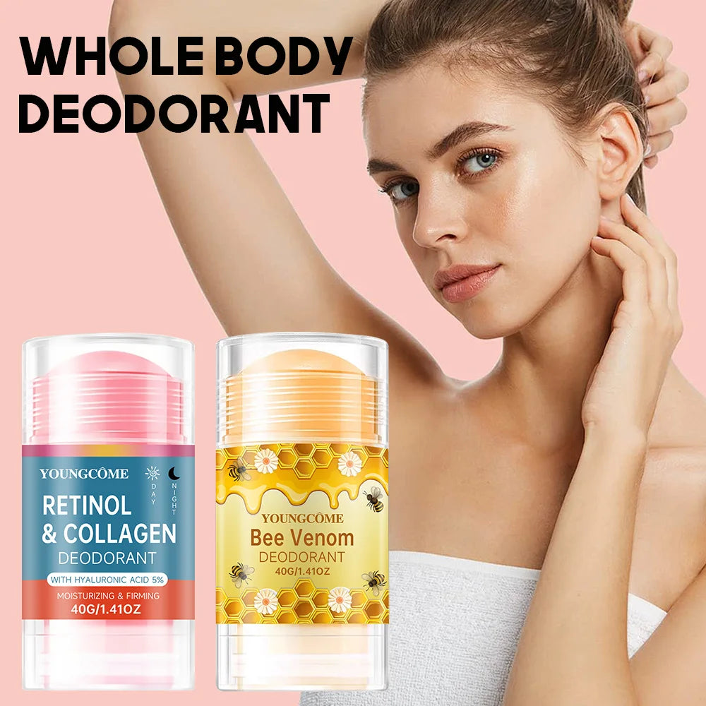 YOUNGCOME Retinol Collagen Bee Venom Deodorant Stick Deodorant Stick Qst