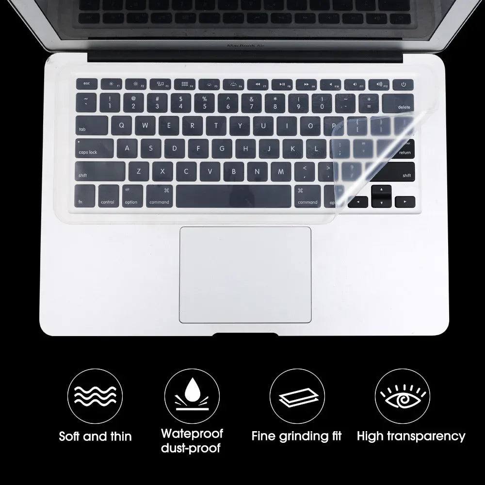 Silicone Laptop Keyboard Cover – Waterproof Dustproof Film Keyboard Protector Qst