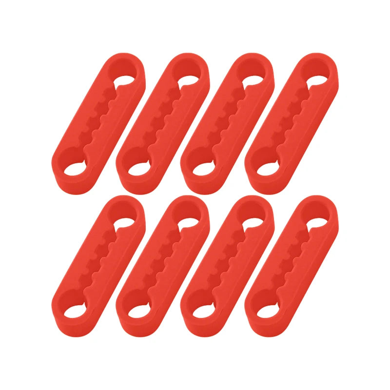 Silicone Car Door Shock Absorber Pads – Cushion Damper Car Door Protector Qst Red-8PCS