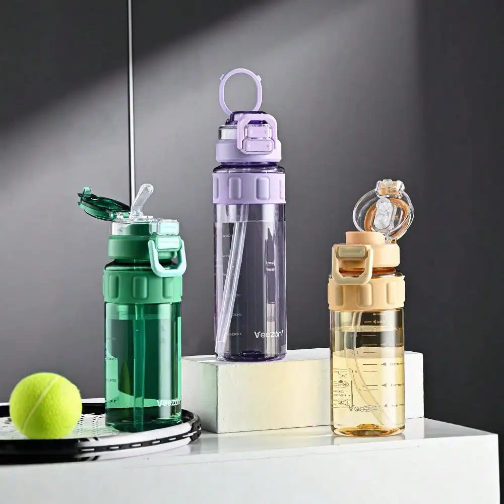 Dual-Drink 1000ml Portable Plastic Water Bottle | Outdoor Sports Sports Water Bottle Qme