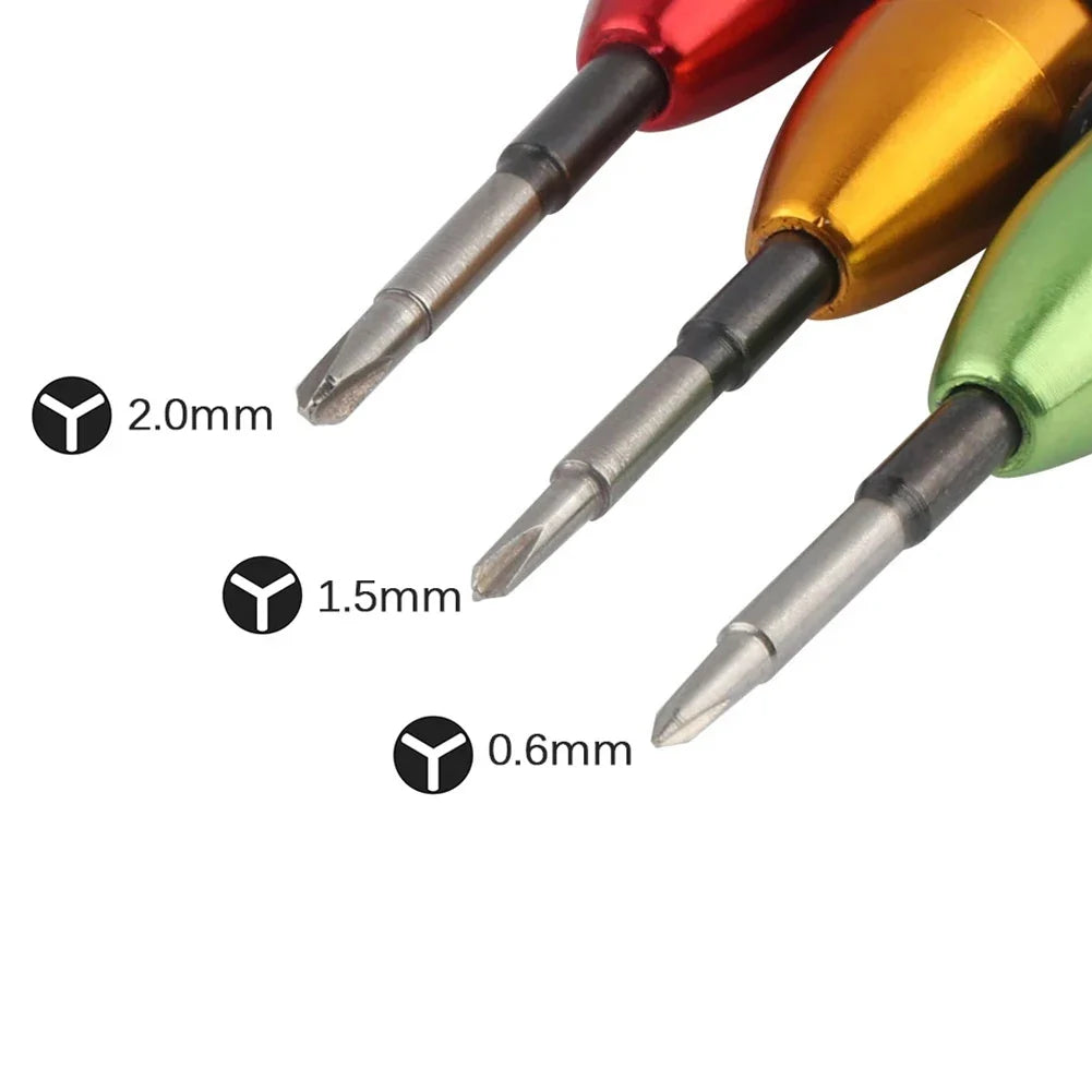 Precision Y-Type Screwdriver Set for Phone & Watch Repair | Qme Precision Screwdriver Set Qme
