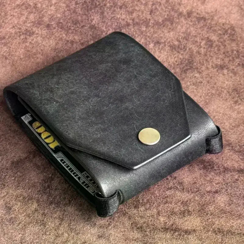 Women's PU Leather Wallet with Quick-Access Cash Clip Women's Wallet Qst