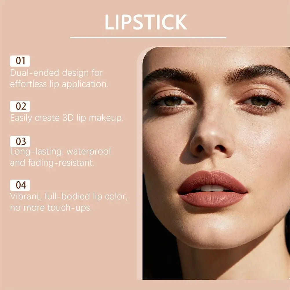 Funny Gag Lipstick for Women – Matte Velvet Long-Lasting Matte Velvet Lipstick Qme