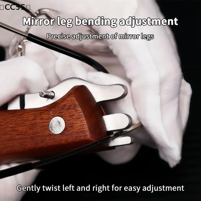 Glasses Frame Adjustment Tool – Temple Arm & Nose Pad Adjuster Eyeglass Repair Tool Qst