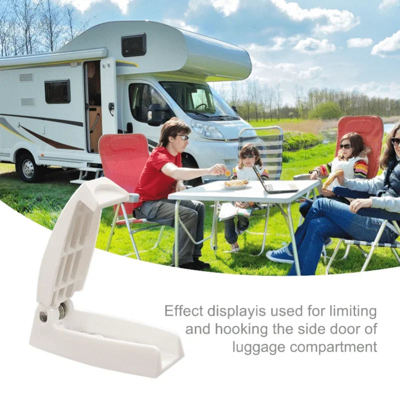 Single RV Door Latch – Sturdy Hook Catch for Campers & Travel RV Door Latch Qme