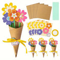 24 Fragrant Flower Greeting Cards – Party & Home Decor Set Greeting Cards Set Qme MULTI