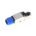 Toolless Shielded RJ45 Network Cable Plug 22–26AWG Connector Network Cable Connector Qme CAT6A