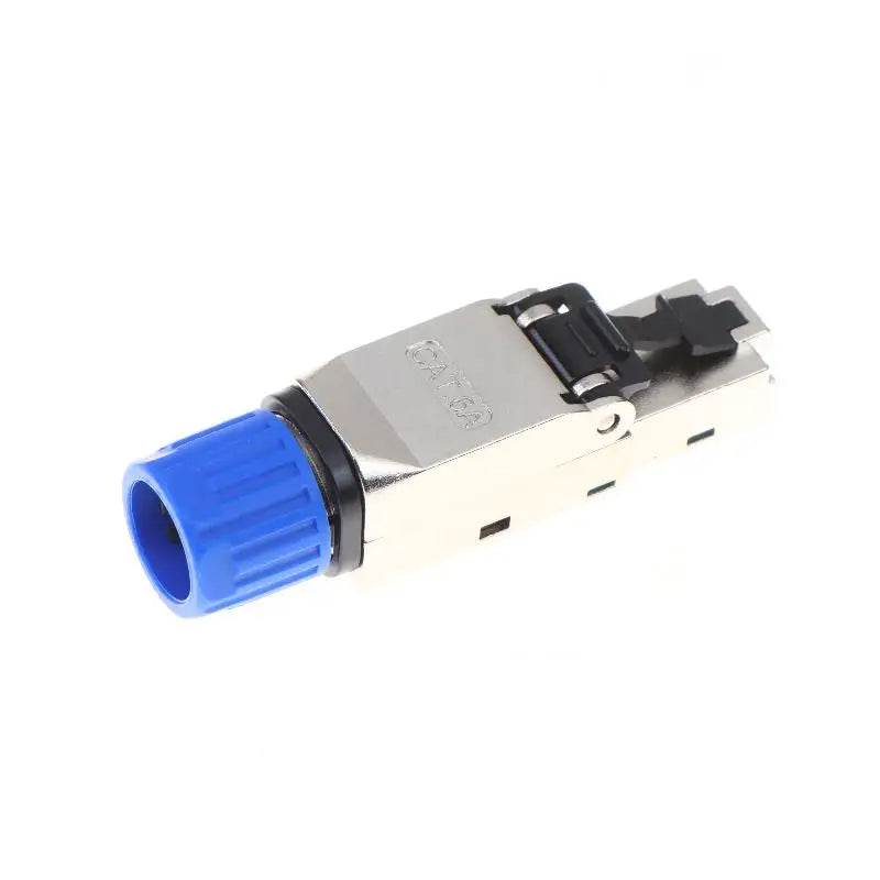 Toolless Shielded RJ45 Network Cable Plug 22–26AWG Connector Network Cable Connector Qme CAT6A
