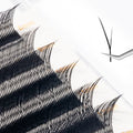 NATUHANA Fox YY Lash Extensions – Matte Black Natural Soft Lash Extensions Qme YY C 0.07mm|12mm