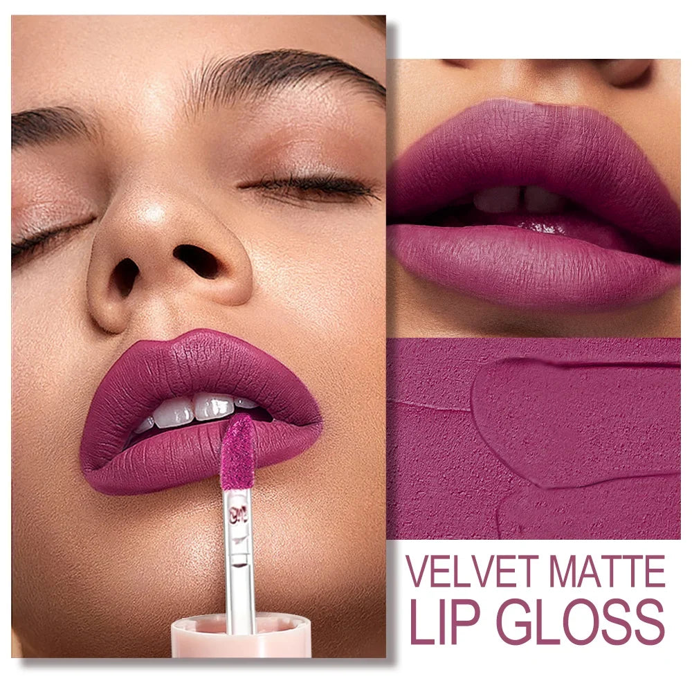 Soft Matte Lipstick Pink Nude – Waterproof Long-Lasting Matte Lipstick Qme